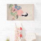 Daughter Miyuki (elegante japanische Dame, asiatis Banner (Insitu)