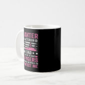 Daughter Of A Veteran Us Veteran Dad Daughter Vete Kaffeetasse (Vorderseite Links)