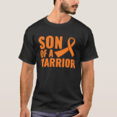 Daughter Of A Warrior Multiple Sclerosis Awareness T-Shirt (Vorderseite)