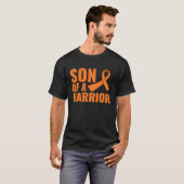 Daughter Of A Warrior Multiple Sclerosis Awareness T-Shirt (Vorne ganz)