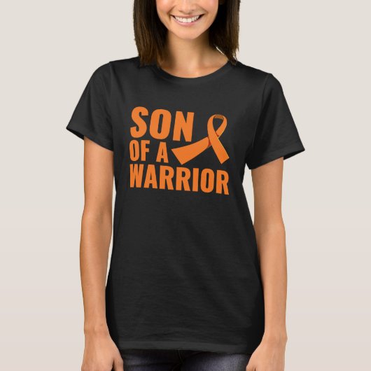 Daughter Of A Warrior Multiple Sclerosis Awareness T-Shirt (Vorderseite)