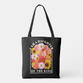 Daughter of The King Bible Verse Wildflower Tasche (Rückseite)