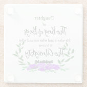 Daughter of the KING  Glasuntersetzer (Rückseite)