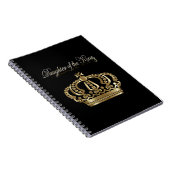 Daughter of The King - Spiral Notebook Notizblock (Rechte Seite)