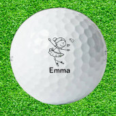 Daughter Personal Touch Doodle-Stick-Leute Golfball