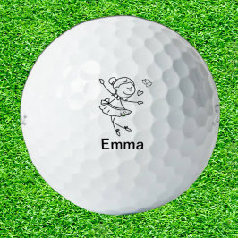Daughter Personal Touch Doodle-Stick-Leute Golfball