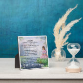 Daughter Poem Plaque - Little Girl Design Fotoplatte (InSitu)