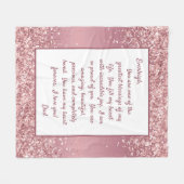 Daughter Proud von dir Fleecedecke (Vorderseite (Horizontal))