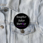 Daughter Schwester Warrior...Fibro Button (Beispiel)