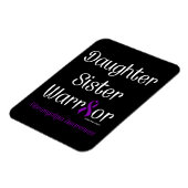 Daughter Schwester Warrior...Fibro Magnet (Linke Seite)