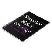 Daughter Schwester Warrior...Fibro Notizblock (Linke Seite)