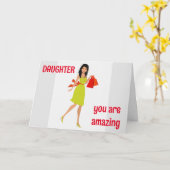 ***DAUGHTER*** SIE SIND PHANTASTISCH/SIE SCHLIESSE KARTE (Gelbe Blume)