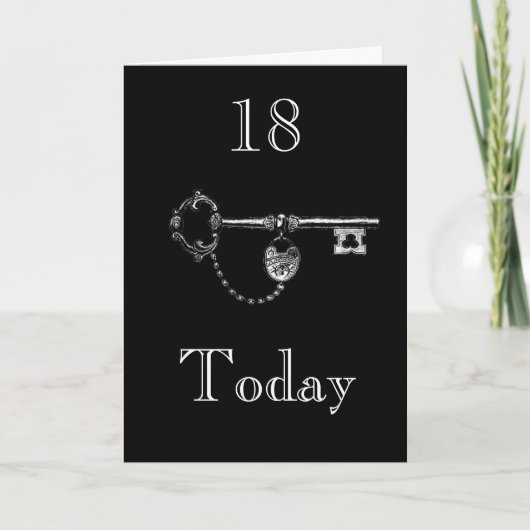 DAUGHTER/SON 18. BIRTHDAY CARD KARTE (Vorderseite)