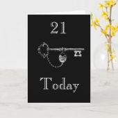 DAUGHTER/SON 21. GEBURTSTAGSKARTE KARTE (Gelbe Blume)