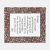 Daughter Stolz auf dich Fleecedecke (Vorderseite (Horizontal))