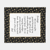 Daughter Stolz auf dich Fleecedecke (Vorderseite (Horizontal))