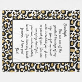 Daughter Stolz auf dich Fleecedecke (Vorderseite (Horizontal))