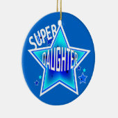 Daughter Super Star Blue Weihnachtsschmuck (Rechts)