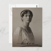 Daughter Tsar OLGA Romanov Russia #280 Postkarte (Vorne/Hinten)