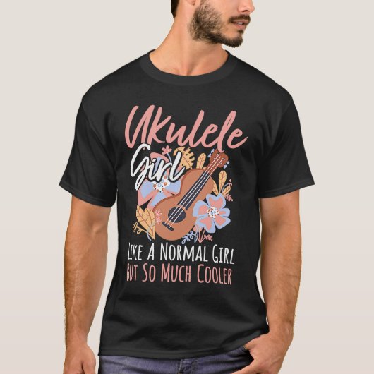 Daughter Ukulele Player I Girl Ukulele I Woman Uku T-Shirt (Vorderseite)