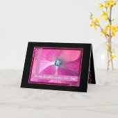 DAUGHTER und NEW SON - Hochzeitliche Glückwünsche Karte (Gelbe Blume)