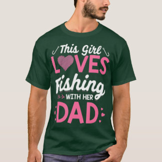 Daughter Vater-Tochter passt Angeln T-Shirt