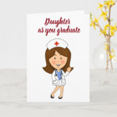 **DAUGHTER WIRD NURSE** SO STOLZ AUF SIE KARTE (Gelbe Blume)