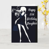 "DAUGHTER'S ***21ST**** BIRTHDAY PRIDE/LOVE KARTE (Gelbe Blume)