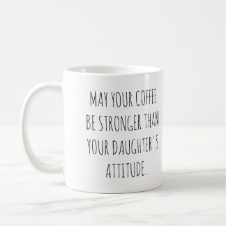 Daughter's Attitude Sassy Pink Girl Kaffeetasse