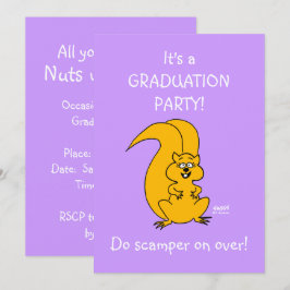 Daughters Backyard Graduation Party Funny lädt ein Einladung