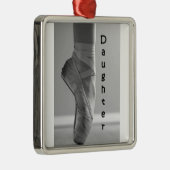 "DAUGHTER'S" BALLERINA ORNATION ORNAMENT AUS METALL (Rechts)