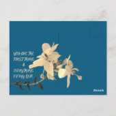 DAUGHTERS DAY BLUME GIFT POSTKARTE (Rückseite)