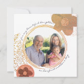 Daughters First Mothers Day Modernes Blume Foto (Vorderseite)