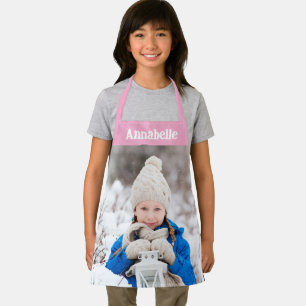 Daughters Foto Girls Pink Schürze