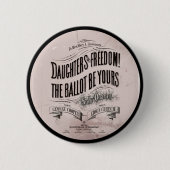 Daughters Freedom Ballet ist Ihre Button (Vorderseite)
