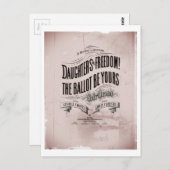 Daughters Freedom Ballet ist Ihre Postkarte (Vorne/Hinten)