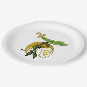 Daughters of the Nile Large Pappteller (Schrägansicht)