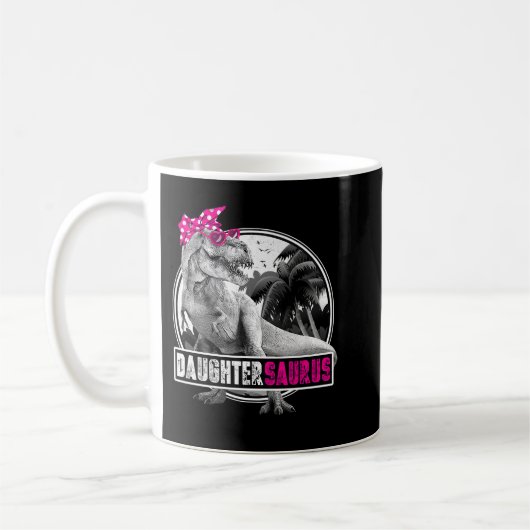 Daughtersaurus T Rex Tochter Dinosaur Matching Fa Kaffeetasse (Links)