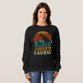 Daughtersaurus Trex Dinosaur Daughter Saurus Famil Sweatshirt (Vorne ganz)