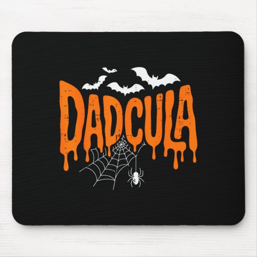 Daula Lustiger Halloween-Vater-Kostüm Sder-Flederm Mousepad (Vorne)