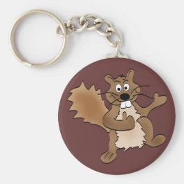 Daumen auf Eichhörnchen Schlüsselanhänger