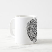 Daumen-Druck Kaffeetasse (Vorderseite Links)