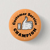 Daumen herauf Angestelltanerkennungs-Preisknopf Button (Vorderseite)