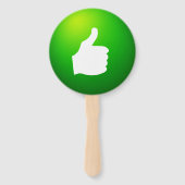 Daumen Hoch Daumen Runter Spiel Paddle Schild Fächer (Vorderseite)