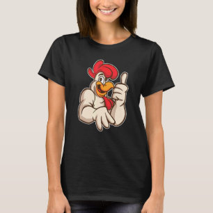 Daumen Hoch Hähnchenfarm T-Shirt