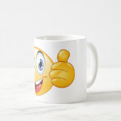 Daumen hoch kaffeetasse (VorderseiteRechts)