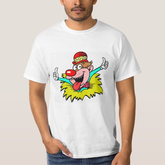 Daumen hoch, lustiger Clown, T-Shirt (Vorderseite)