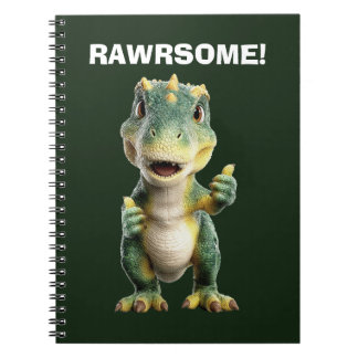 Daumen Hoch T Rex Notizblock