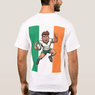 Daumen-Hoch-Versuch Irische Rugby-Energie T-Shirt