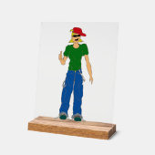 Daumen nach oben acrylschild (Winkel)